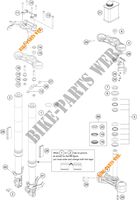 VOORVORK / T STUK voor KTM 390 DUKE WHITE - B.D. 2021