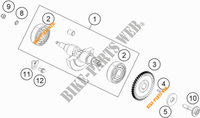 BALANSAS voor KTM 390 DUKE SILVER - B.D. 2021