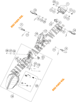 KOPLAMP / ACHTERLICHT voor KTM 390 DUKE WHITE 2021