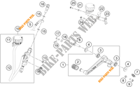REMPOMP ACHTER voor KTM 390 DUKE WHITE - CKD 2021