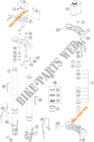 VOORVORK / T STUK voor KTM 390 DUKE WHITE - CKD 2021