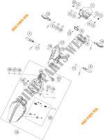 KOPLAMP / ACHTERLICHT voor KTM 390 DUKE SILVER - CKD 2021