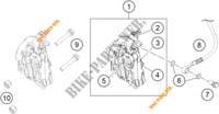 REMKLAUW VOOR voor KTM 390 DUKE SILVER - CKD 2021
