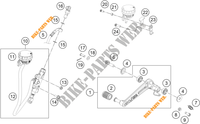 REMPOMP ACHTER voor KTM 390 DUKE SILVER - CKD 2021