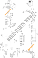 VOORVORK / T STUK voor KTM 390 DUKE SILVER - CKD 2021