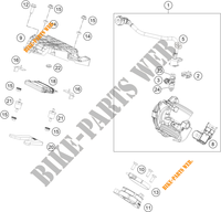 GASKLEP HUIS voor KTM 390 DUKE WHITE - B.D. 2021