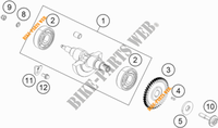 BALANSAS voor KTM 390 DUKE SILVER - B.D. 2021