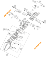 KOPLAMP / ACHTERLICHT voor KTM 390 DUKE SILVER - B.D. 2021