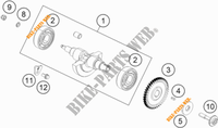 BALANSAS voor KTM 390 DUKE WHITE - B.D. 2021