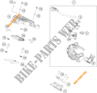 GASKLEP HUIS voor KTM 390 DUKE WHITE - B.D. 2021