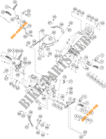 FRAME voor KTM 390 DUKE SILVER - B.D. 2021