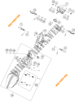 KOPLAMP / ACHTERLICHT voor KTM 390 DUKE SILVER - B.D. 2021