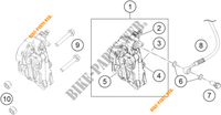 REMKLAUW VOOR voor KTM 390 DUKE SILVER - B.D. 2021