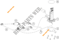 BENZINEPOMP voor KTM 390 DUKE WHITE - B.D. 2021
