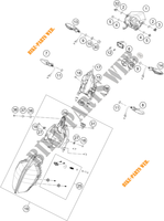 KOPLAMP / ACHTERLICHT voor KTM 390 DUKE WHITE - B.D. 2021