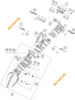 KOPLAMP / ACHTERLICHT voor KTM 390 DUKE SILVER 2021