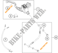 REMPOMP VOOR voor KTM 250 DUKE ORANGE NON ABS - IKD 2020
