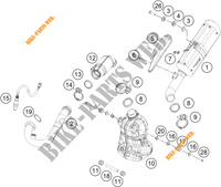 UITLAAT voor KTM 250 DUKE ORANGE NON ABS - IKD 2020