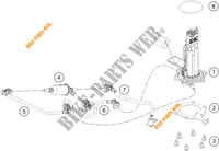 BENZINEPOMP voor KTM 200 DUKE ORANGE ABS - CKD 2020