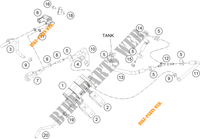 EVAPORATIVE CANISTER voor KTM 200 DUKE ORANGE ABS - CKD 2020