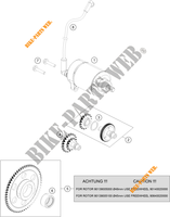 STARTMOTOR voor KTM 200 DUKE ORANGE ABS - CKD 2020
