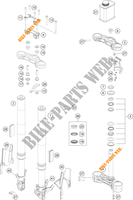 VOORVORK / T STUK voor KTM 200 DUKE ORANGE ABS - CKD 2020