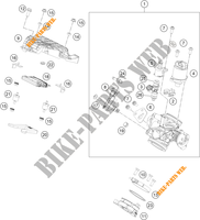 GASKLEP HUIS voor KTM 250 ADVENTURE ORANGE - IKD 2021