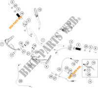 STUUR / BESTURING voor KTM 250 ADVENTURE ORANGE - IKD 2021