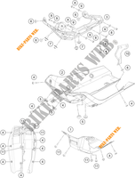DEKSEL voor KTM 390 ADVENTURE ORANGE - CKD 2021