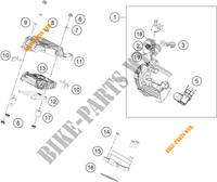 GASKLEP HUIS voor KTM 390 ADVENTURE ORANGE - CKD 2021