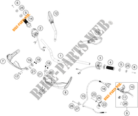 STUUR / BESTURING voor KTM 390 ADVENTURE ORANGE - CKD 2021