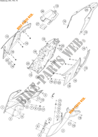 ZIJKAPPEN voor KTM 390 ADVENTURE WHITE - CKD 2021