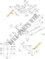 DEKSEL voor KTM 390 ADVENTURE ORANGE 2021
