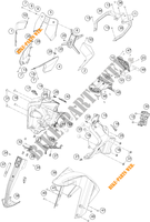 PLASTIC voor KTM 390 ADVENTURE ORANGE - CKD 2021