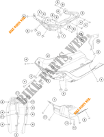 DEKSEL voor KTM 390 ADVENTURE WHITE - CKD 2021