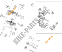 GASKLEP HUIS voor KTM 390 ADVENTURE ORANGE - IKD 2021