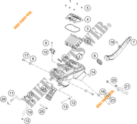 LUCHTFILTER voor KTM 390 ADVENTURE ORANGE - IKD 2021