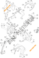 PLASTIC voor KTM 390 ADVENTURE ORANGE - IKD 2021