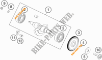 BALANSAS voor KTM 390 ADVENTURE WHITE - IKD 2021
