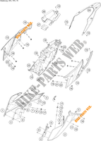 ZIJKAPPEN voor KTM 390 ADVENTURE WHITE - IKD 2021