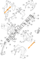 PLASTIC voor KTM 390 ADVENTURE ORANGE - CKD 2021