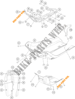 DEKSEL voor KTM 390 ADVENTURE ORANGE - B.D. 2021
