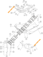 DEKSEL voor KTM 390 ADVENTURE ORANGE - B.D. 2021