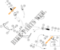 STUUR / BESTURING voor KTM 390 ADVENTURE ORANGE - B.D. 2021