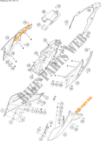 ZIJKAPPEN voor KTM 390 ADVENTURE WHITE 2020