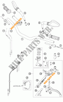 STUUR / BESTURING voor KTM 990 SUPER DUKE ORANGE 2005