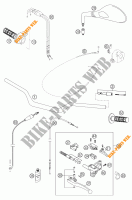 STUUR / BESTURING voor KTM 640 DUKE II BLACK 2003