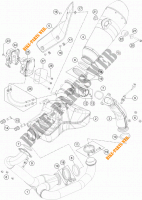 UITLAAT voor KTM 1290 SUPER DUKE GT GREY ABS 2016