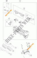 GASKLEP HUIS voor KTM 790 DUKE grey 2023