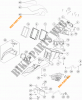 LUCHTFILTER voor KTM 1290 SUPER DUKE GT ORANGE ABS 2016